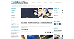 Desktop Screenshot of fraudebancaire.com